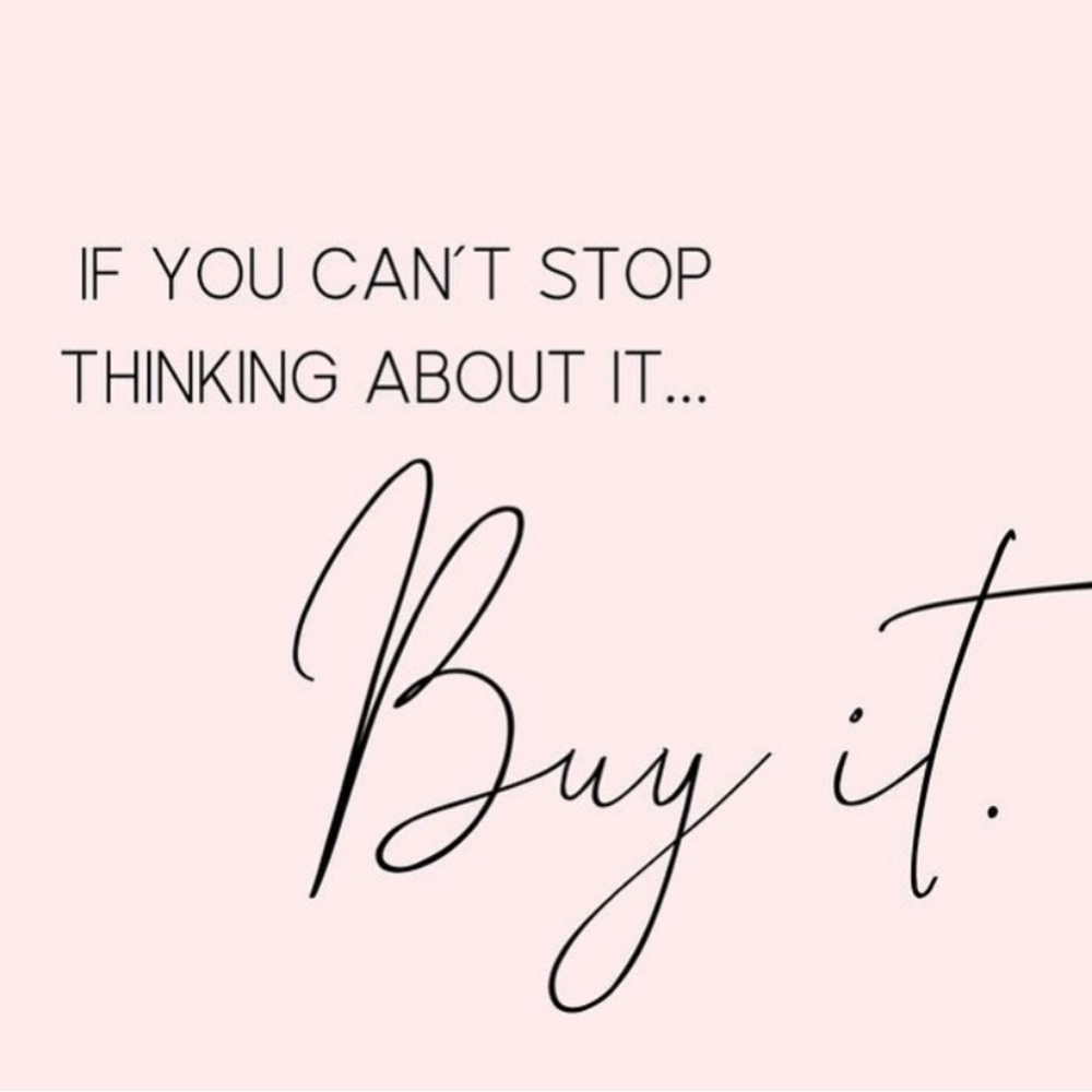 Life is too short not to have what you love ❤️